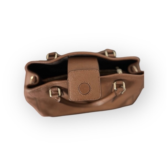 COACH Margot Caryall Crossgrain Leather Satchel Bag - Picture 4 of 9